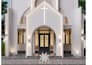 design church interior and exterior elevation 3d rendering and animation